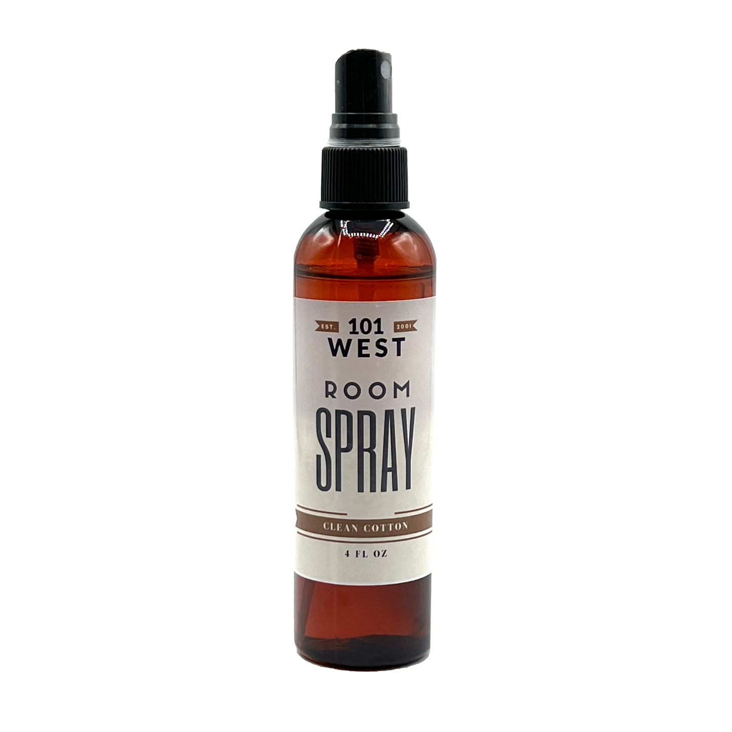 room spray; clean cotton scent; centrally placed on a transparent background