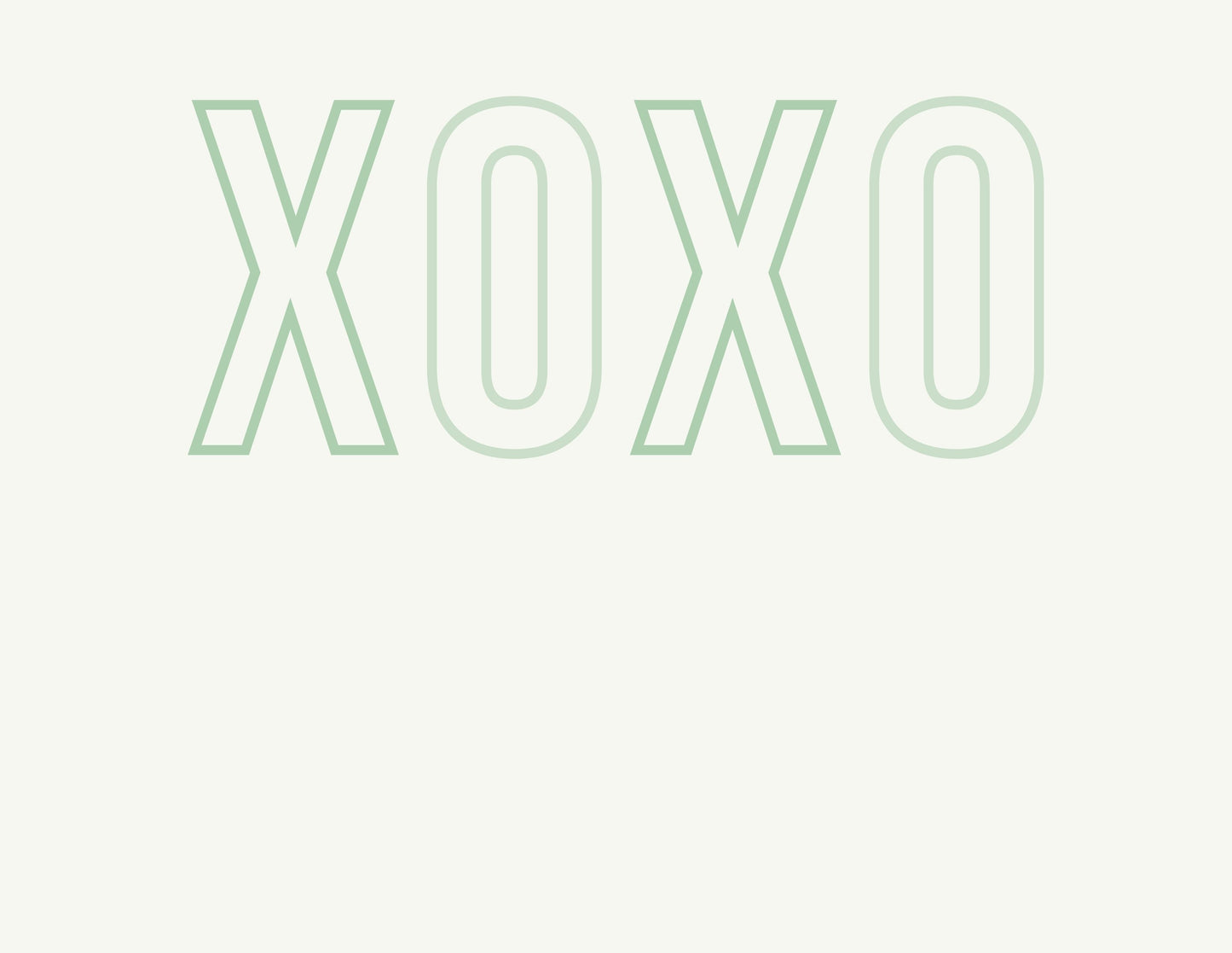 XOXO Card