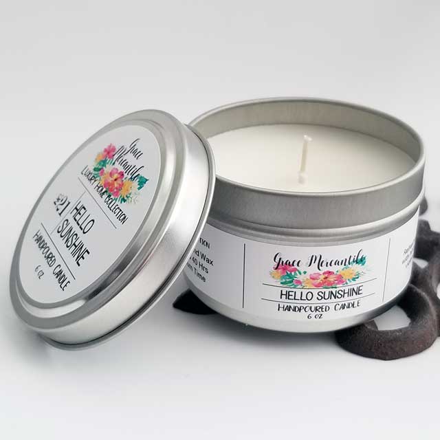 Grace Mercantile, Hello Sunshine Candle