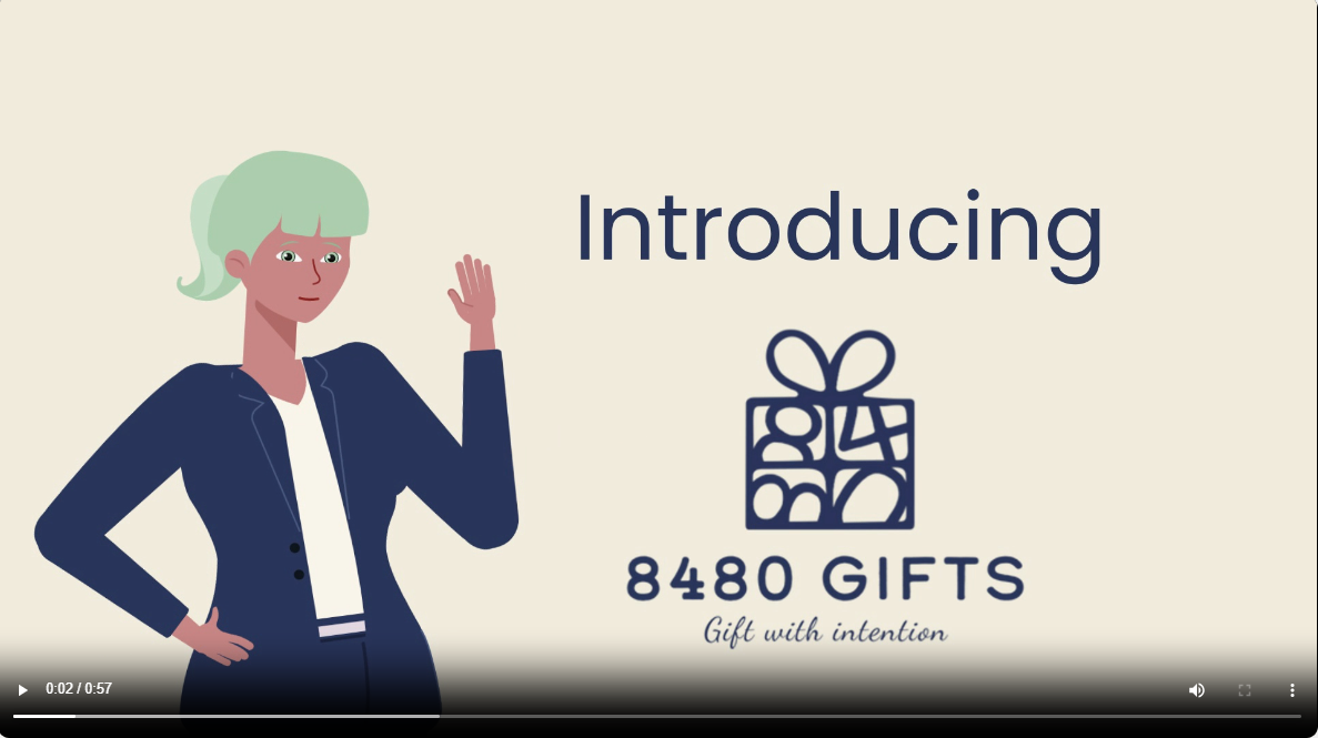 Load video: introductory video for 8480 gifts. a gift box business ran out of the palm beach school for autism.