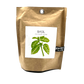 gardening basil in a prepackaged brown bag