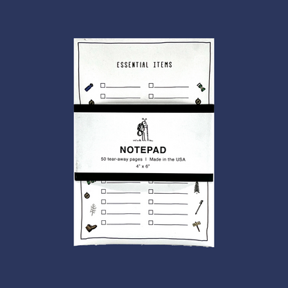 Sherpa Ant Essential Items Notepad